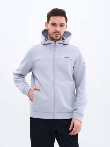 Толстовка Strobbs E2402-4, серо-голубой Толстовка Strobbs E2402-4, серо-голубой