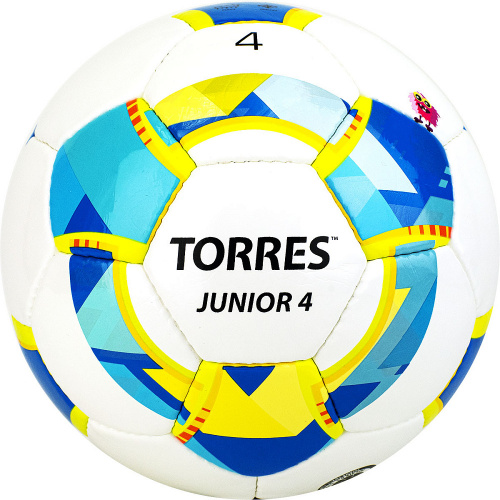 Мяч футбол. Torres Junior-4 F320234 4 32 панел, бел/желт/гол
