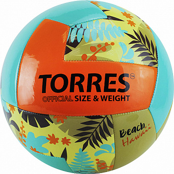 Мяч волейб. Torres Hawaii V32075B пляж. Мяч волейб. Torres Hawaii V32075B пляж.