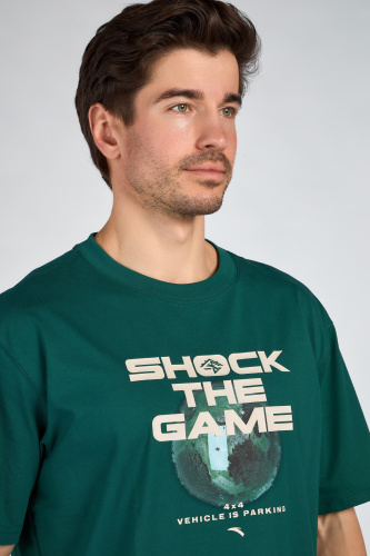 Футболка муж. 852421182-3 зеленый ANTA STG