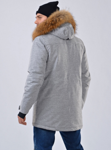 Куртка парка зимняя AZIMUTH 8278-89, grey