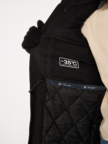 Куртка парка зимняя AZIMUTH 123/22952_3 Azimuth, черный