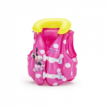 BESTWAY Жилет надувной Минни 91070, от 3-6лет, pink, yellow BESTWAY Жилет надувной Минни 91070, от 3-6лет, pink, yellow