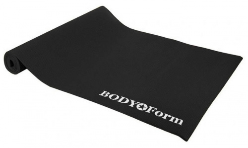 Коврик гимнастический BODY FORM BF-YM01, black