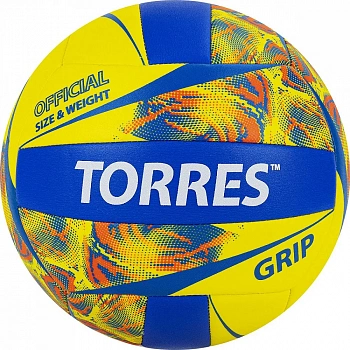 Мяч волейб. Torres Grip Y V32185 желт/син Мяч волейб. Torres Grip Y V32185 желт/син