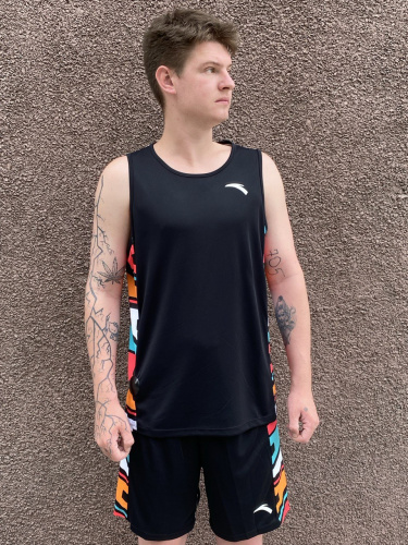 Костюм игровой баскетбольный ANTA  852521208T-5 черный  Костюм игровой баскетбольный ANTA  852521208T-5 черный