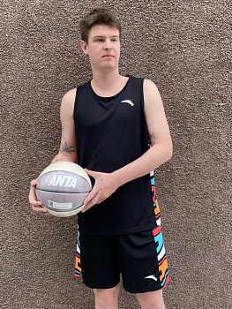 Костюм игровой баскетбольный ANTA  852521208T-5 черный  Костюм игровой баскетбольный ANTA  852521208T-5 черный