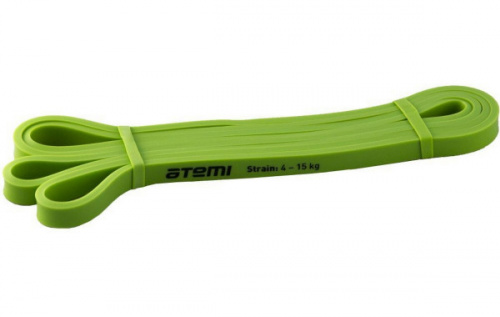 ATEMI Эспандер ленточный петля ALR0113, 208*1.3см, 4-15кг, green