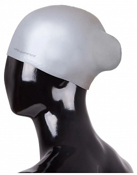 Шапочка для плавания SCL02 для длинных волос, silver