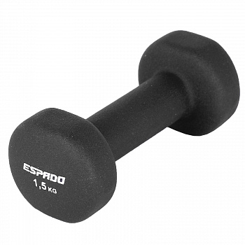 Гантель неопреновая Espado ES1115 черный, 1.5 кг