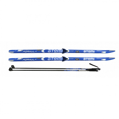 Лыжный комплект Atemi Formula step blue 140 см, 75мм Лыжный комплект Atemi Formula step blue 140 см, 75мм