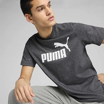 Футболка муж. 68255001 Puma ESS No. 1 Logo Heather Tee