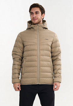 Пуховик Strobbs E2445-9, бежевый Пуховик Strobbs E2445-9, бежевый