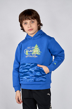 Худи дет. W352416705-2 синий Anta