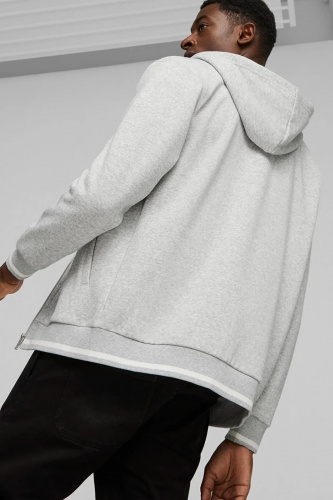 Толстовка PUMA SQUAD Fz Hoodie Fl 67678904, серый 