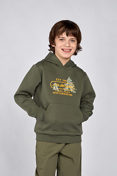Худи дет. W352416705-3 зеленый Anta