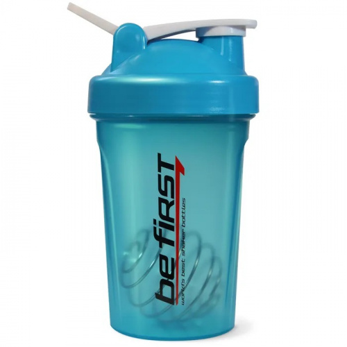 Шейкер Be First TS 1358-BLU 400 мл синий, с шариком