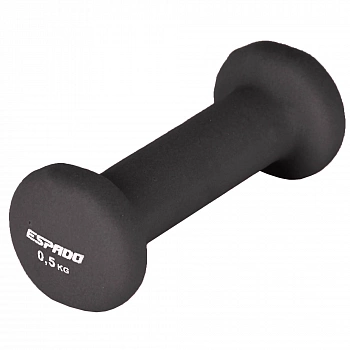 Гантель неопреновая Espado ES1115 черный, 0.5 кг