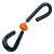 TORRES Эспандер для ног THIGH MASTER AL1009, grey, orange TORRES Эспандер для ног THIGH MASTER AL1009, grey, orange
