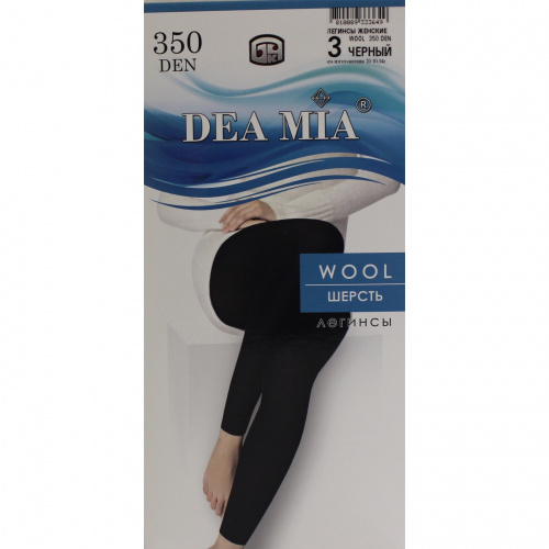 Термобелье женское легинсы DEA MIA WOOL 14C1481 350 ден, black Термобелье женское легинсы DEA MIA WOOL 14C1481 350 ден, black