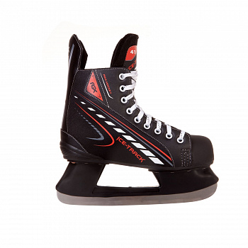 Коньки хоккейные мужские ICE-TRACK, black, red, white